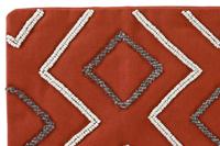 Kussenhoes DKD Home Decor 60 x 1 x 40 cm Terra cotta Geometrisch - thumbnail