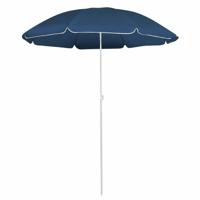 Parasol met stalen paal 180 cm blauw - thumbnail
