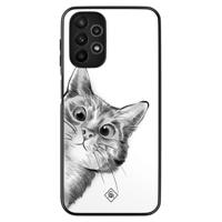 Samsung Galaxy A13 4G hoesje - Peekaboo kat - thumbnail