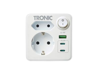 TRONIC Stopcontact met USB-aansluitingen