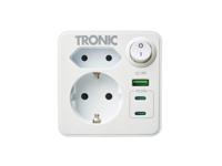 TRONIC Stopcontact met USB-aansluitingen - thumbnail