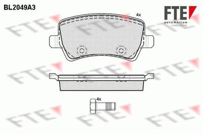 Remblokken set BL2049A3