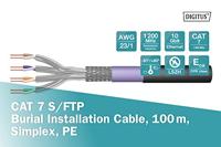 ASSMANN Electronic DK-1741-VH-1-OD 100m Cat7 SF/UTP (S-FTP) Zwart netwerkkabel - thumbnail