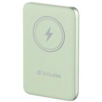Verbatim Charge n Go Magnetic Wireless Powerbank 10000 mAh Fast Charge, Quick Charge 3.0, USB PD 3.0, Adaptive Fast Charge LiPo USB-C Groen - thumbnail