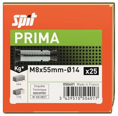 Spit Prima spreidanker M8x55/14mm vz