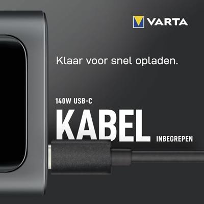 Varta 57984 Powerbank 27000 mAh Quick Charge, USB PD Statusweergave Varta 57984 Powerbank 27000 mAh Quick Charge, USB PD Statusweergave