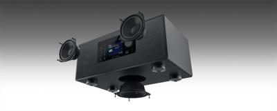 Muse Microsysteem, CD-speler, DAB+ FM PLL Radio, Bluetooth, Muse - (M-695 DBT) LCD-display, NFC: automatische koppelingsfunctie, 60 watt, donkergrijs