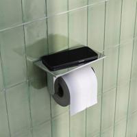 Toiletrolhouder Brauer Chrome Edition Met Planchet Chroom Brauer - thumbnail