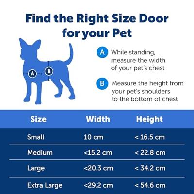 Petsafe hondenluik tot 18 kg aluminium wit - thumbnail