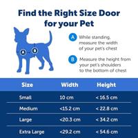 Petsafe hondenluik tot 18 kg aluminium wit - thumbnail