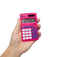 Maul M 8 Zakrekenmachine Pink Aantal displayposities: 8 werkt op batterijen, werkt op zonne-energie - thumbnail