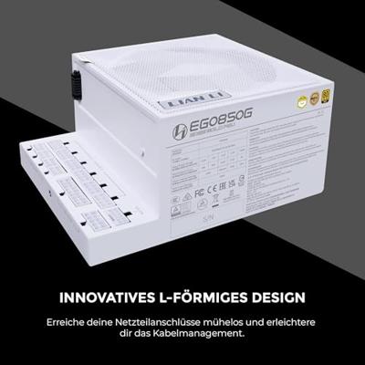 Lian Li EDGE 850W ATX 3.1 White (Geen USB)