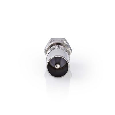 Nedis CSGB41953ME Satelliet- En Antenne-adapter F Female - Coax Male Metaal