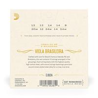 D&apos;Addario EJ82A snarenset voor viola brasileira - thumbnail