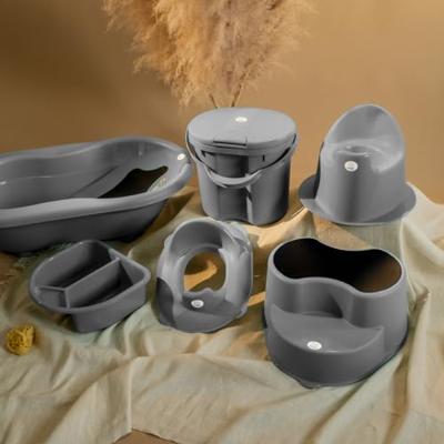 Rotho baby wc verkleiner stone grey