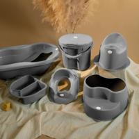 Rotho baby wc verkleiner stone grey - thumbnail
