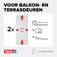 tesa COMFORT 55389-00021-00 Vliegenhor voor deur (b x h) 1200 mm x 2200 mm Antraciet 1 stuk(s) - thumbnail