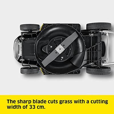 Kärcher LMO 18-33 Battery Duwgrasmaaier Batterij/Accu Zwart, Geel