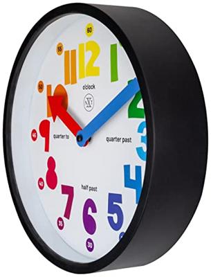 Wandklok - 26 cm - Kunststof - 'Sophia' Wandklok - 26 cm - Kunststof - 'Sophia'