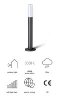 Steinel 069469 LED AUSSENLEUCHTE GL 65 Staande LED-buitenlamp LED LED vast ingebouwd 8.5 W Antraciet - thumbnail