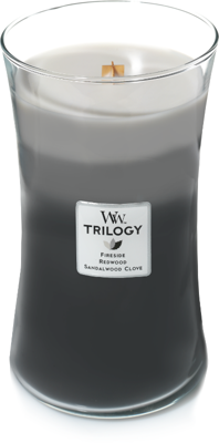 Trilogy Warm Woods Large candle kaarsWoodWick - Woodwick