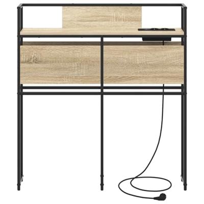 Opberghoofdbord met hoofdeinde met opslag Sonoma eiken 90 cm Bewerkt hout Opberghoofdbord met hoofdeinde met opslag Sonoma eiken 90 cm Bewerkt hout