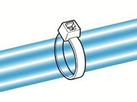 HellermannTyton 111-03014 T30R-PA66-GN Kabelbinder 150 mm 3.50 mm Groen Hoge trekvastheid 100 stuk(s) - thumbnail