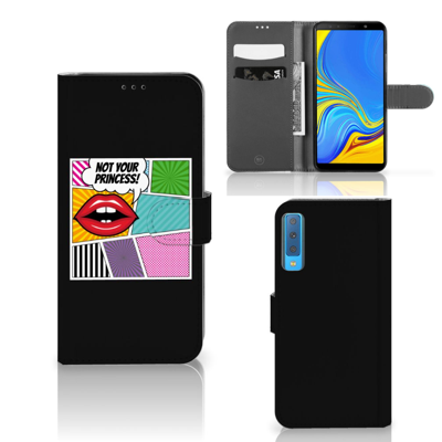 Samsung Galaxy A7 (2018) | Wallet Case | met Pasjes | Popart Princess Samsung Galaxy A7 (2018) | Wallet Case | met Pasjes | Popart Princess
