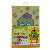 Grafix Diamond painting, pixel op nummer canvas - cactus - thumbnail