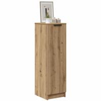 Schoenenkast 29,5x35x100,5 cm bewerkt hout artisanaal eiken - thumbnail