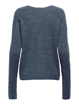 Only Onlcamilla V-neck L/s Pullover Knt Noos Trui Vintage Indigo Only Onlcamilla V-neck L/s Pullover Knt Noos Trui Vintage Indigo