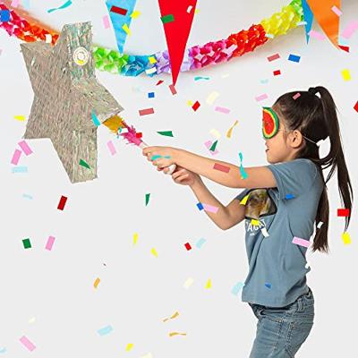 Gekleurde Pinata Stok (43cm)
