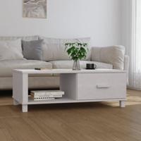 Salontafel HAMAR 100x55x35 cm massief grenenhout wit - thumbnail