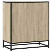Dressoir 68x35x76 cm bewerkt hout sonoma eikenkleurig - thumbnail