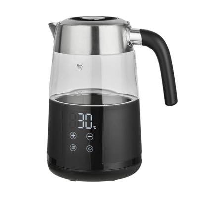 Digitale waterkoker - LIVOO - DOD221N - 2200 W - 1,7 L - 360° draaibare voet - roestvrij staal