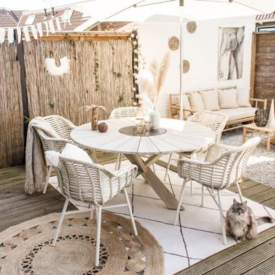 Hartman Tuinstoel 'Cecilia' Alu, kleur Zwart