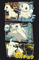 Poster Pokemon - Pikachu and Kanto Starters 61x91,5cm - thumbnail