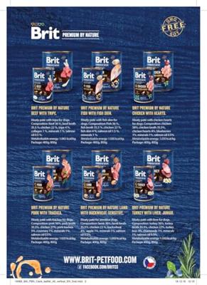 BRIT Premium by nature Junior Turkey with Liver - natvoer voor honden - 400g