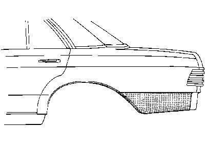 Plaatwerkdeel Edes 123 76-. Ar Schermpl 3010133