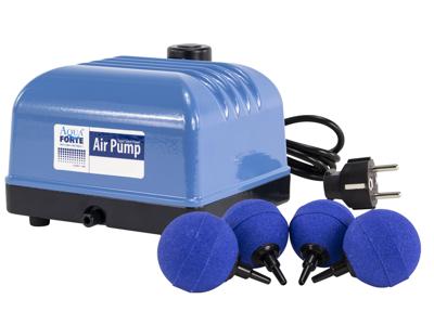 AquaForte Originele set luchtpomp Hailea V20, 9l/min bij 1,2m, incl. 4 stenen en 25m 4/6 slang
