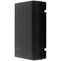 Hammond Electronics 1455JF1201BK Universele behuizing 120 x 78 x 27 Aluminium Zwart 1 stuk(s) - thumbnail