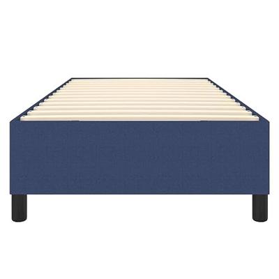 Boxspringframe stof blauw 80x200 cm