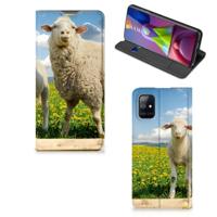 Samsung Galaxy M51 Hoesje maken Schaap en Lammetje - thumbnail