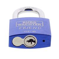 Burg Wächter 39441 Hangslot 40.00 mm Verschillend sluitend Blauw Sleutelslot - thumbnail