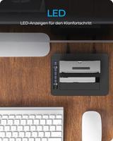 ICY BOX IB-1233CL-CR USB 3.2 Gen 1 (3.1 Gen 1) Type-A Zwart - thumbnail