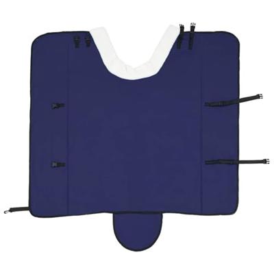 VidaXL Paardendeken marineblauw 155 cm polar fleece