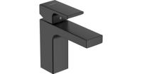 Wastafelmengkraan HansGrohe Vernis Shape Eengreeps 100 Met Trekwaste CoolStart Mat Zwart - thumbnail