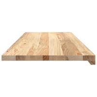 Vensterbanken 2 st onbehandeld 110x40x2 cm massief eikenhout - thumbnail