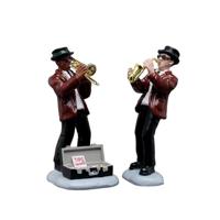 Jazz Duo 12x4x18 cm 2st Kerstdorp LEMAX - Lemax - thumbnail