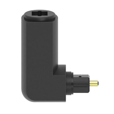 Hama ODT-adapter Toslink-stekker - Toslink-koppeling Verguld 90° Hama ODT-adapter Toslink-stekker - Toslink-koppeling Verguld 90°